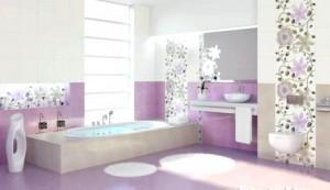 Отделка ванной комнаты и розовые оттенки
